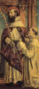 Bernardo Zenale St.Bernard and a Cistercian Monk Spain oil painting artist